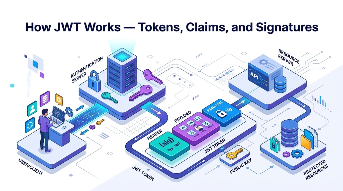 How JWT Works: Tokens, Claims, and Signatures
